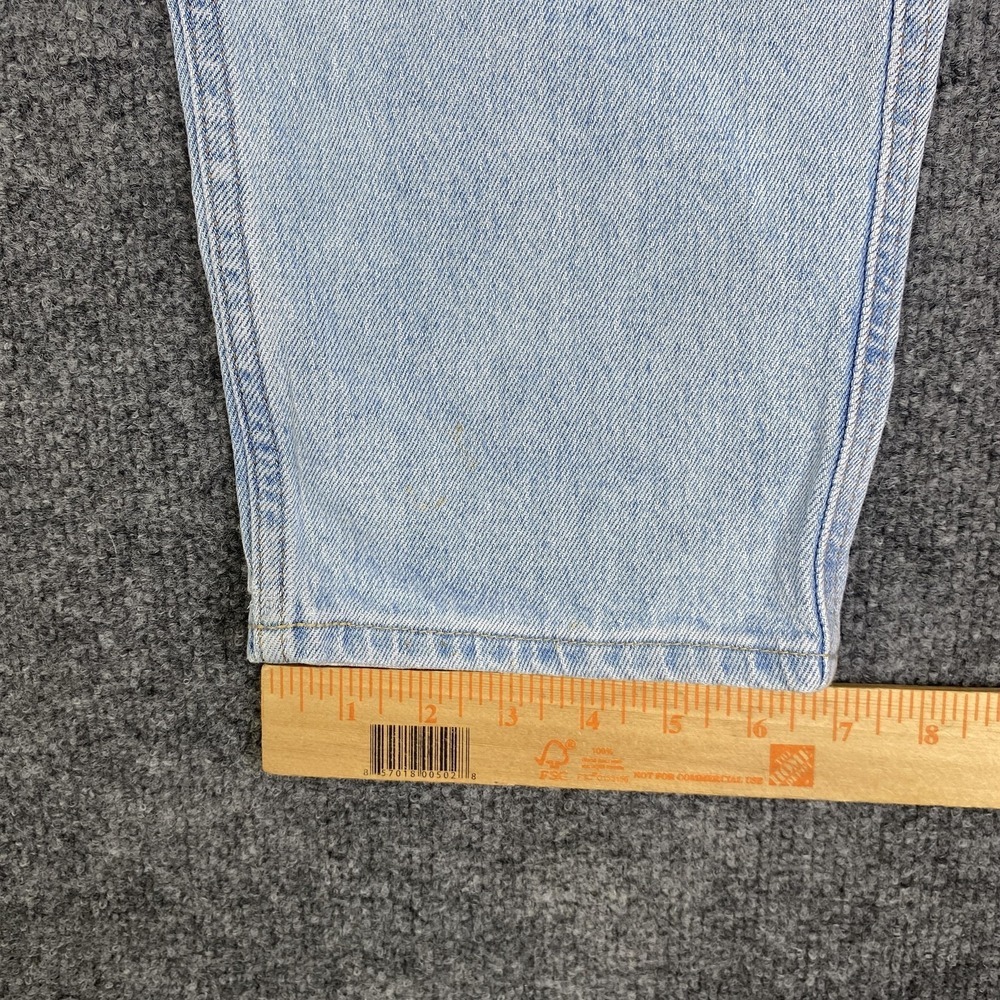 Hollister Loose Jeans Women 26x30 Light Wash Blue Carpenter Denim Double Knee - Picture 9 of 10